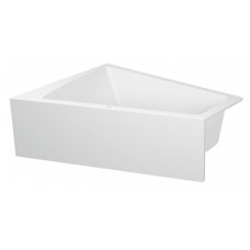 Акриловая ванна Duravit Paiova 700266000000000 1700 х 1300 c наклоном для спины слева, со встроенной акриловой фронтальной панелью и опорной рамой, угловая, б