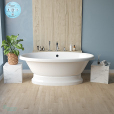 Ванна из литьевого мрамора Marmo Bagno Аззуро 180х90