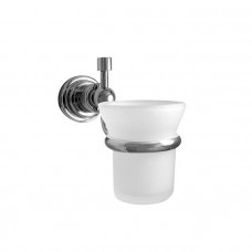 Стакан с держателем NICOLAZZI ACCESSORI Monte Croce 1488CR27 Хром/Белый Стакан с держателем NICOLAZZI ACCESSORI Monte Croce 1488CR27 Хром/Белый