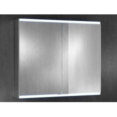 Зеркальный шкаф с подсветкой KEUCO Royal Modular 2.0 800211101100300 настенный, с двумя дверцами, серебристый анодированный