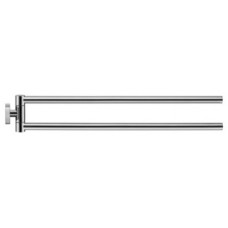 Двойной поворотный полотенцедержатель Duravit Karree 0099581000 хром
