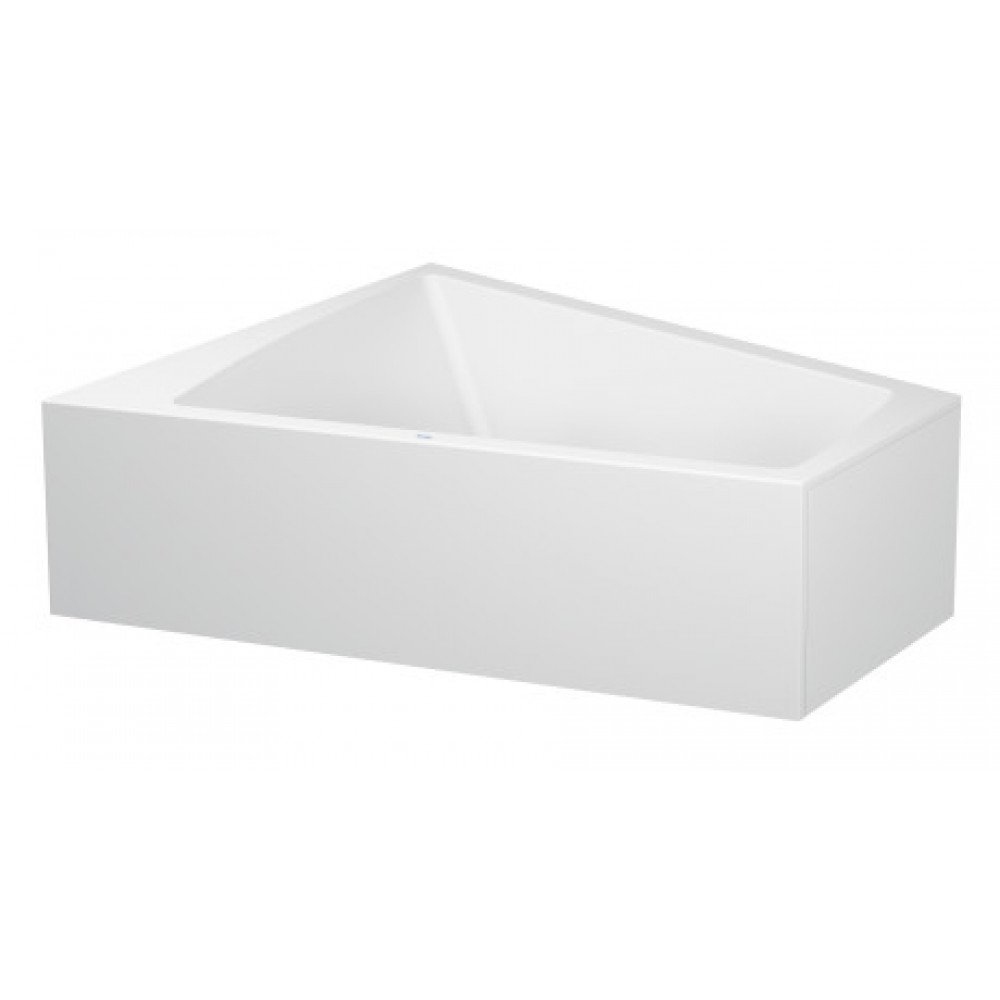 Акриловая ванна Duravit Paiova 700268000000000 1800 х 1400 c наклоном для спины слева, со встроенной акриловой фронтальной панелью и опорной рамой, угловая, б