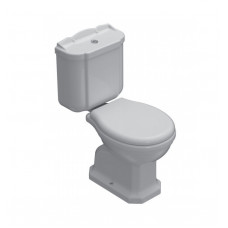 Унитаз напольный моноблок GLOBO PAESTUM PA003BI 380 мм х 670 мм х 400 мм, с креплением, белый глянцевый