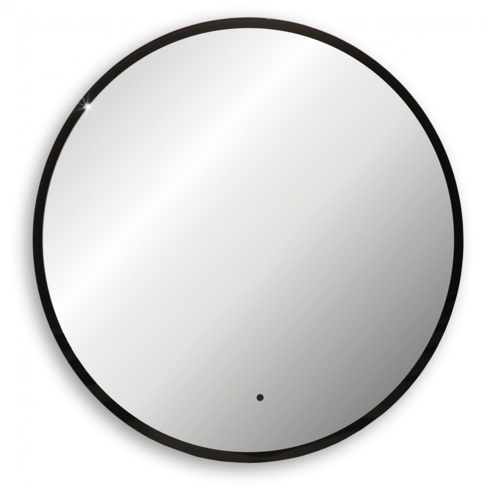 Зеркало ABBER Mond AG6204SCB-0.77 с подсветкой, бесконтактный выключатель, диммер, черный Зеркало ABBER Mond AG6204SCB-0.77 с подсветкой, бесконтактный выключатель, диммер, черный