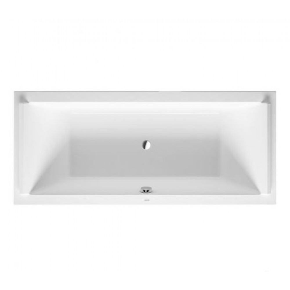 Акриловая ванна Duravit Starck 700338000000000 1800 х 800 c двумя наклонами для спины, встраиваемая версия или версия с панелями, белая