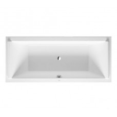 Акриловая ванна Duravit Starck 700338000000000 1800 х 800 c двумя наклонами для спины, встраиваемая версия или версия с панелями, белая