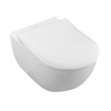 Унитаз подвесной Villeroy&Boch SUBWAY 2.0, безободковый, сиденье микролифт (5614R201)